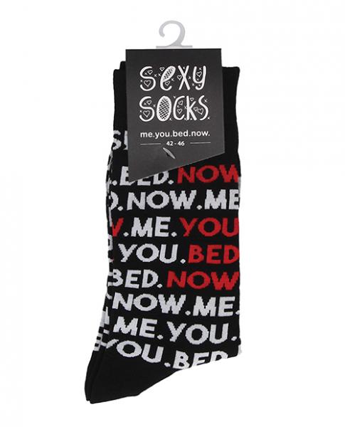 Shots Sexy Socks You, Me, Bed, Now Male