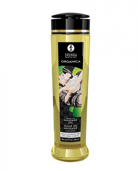 Shunga Organica Kissable Massage Oil 8 Oz Natural