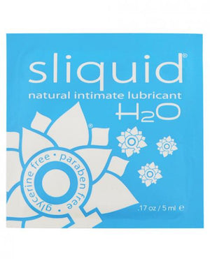 Sliquid Naturals H2 O Lubricant Pillow Package .17oz