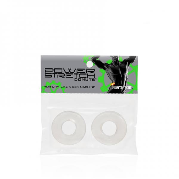 Thick Power Stretch Donut C Ring 2 Pack Clear