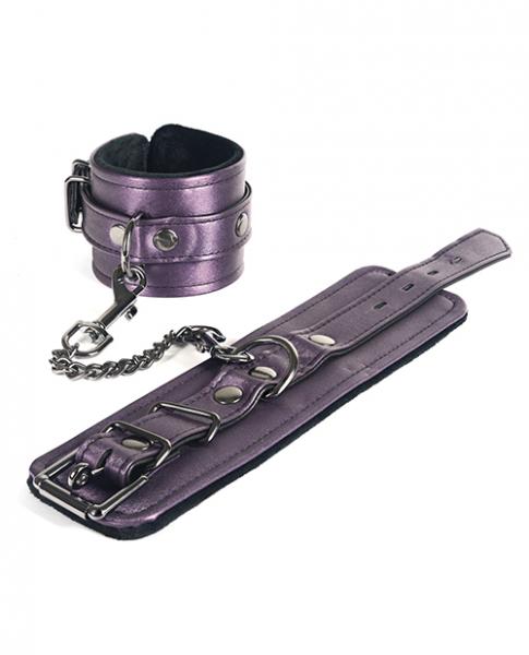 Spartacus Galaxy Legend Faux Leather Ankle Restraints Purple