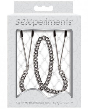 Sexperiments Tug On My Heart Nipple Clamps