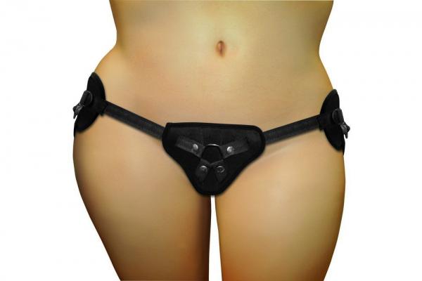 Plus Size Beginners Strap On Harness Black