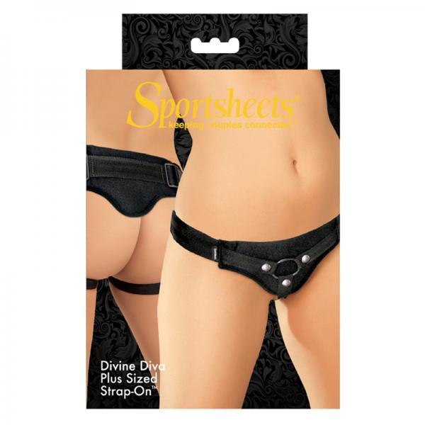 Divine Diva Plus Size Harness Black