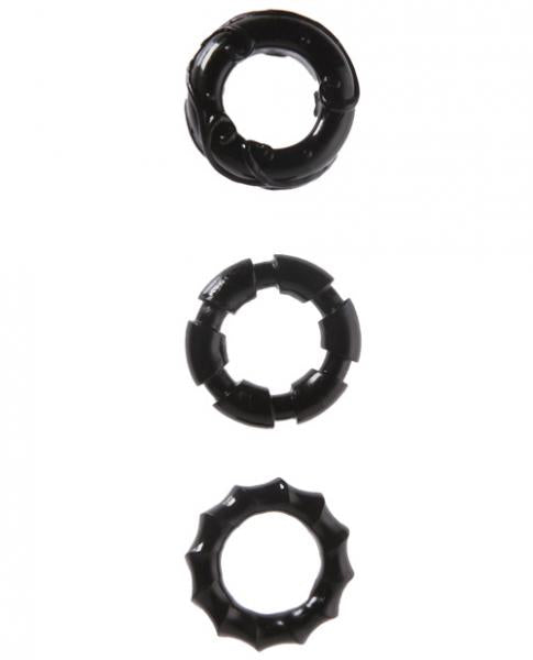Malesation Stretchy Cock Rings 3 Pack