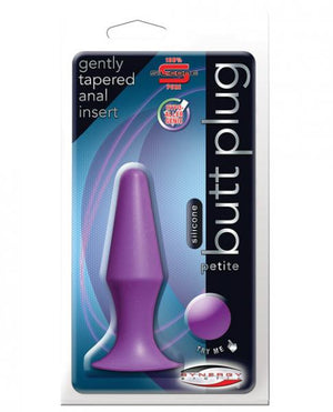 Silicone Butt Plug Lavender Small