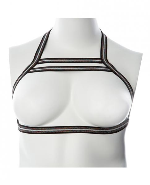 Gender Fluid Silver Lining Harness S L Black/Silver