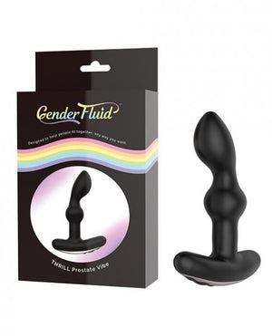 Gender Fluid Thrill Anal Vibe Silicone Black