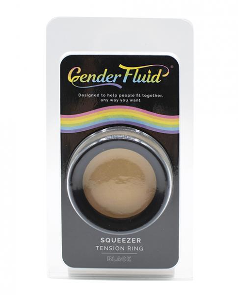 Gender Fluid Squeezer Tension Ring Black