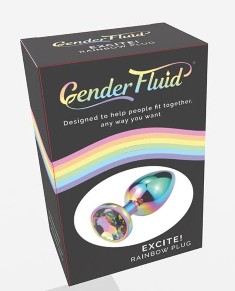 Gender Fluid Excite! Plug Rainbow