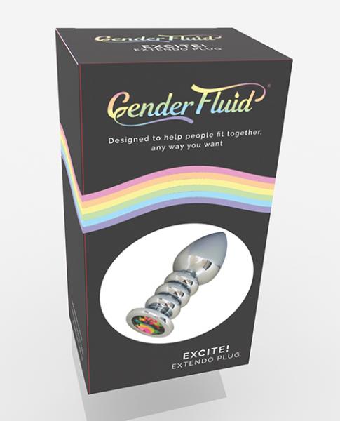 Gender Fluid Excite! Extendo Plug Silver