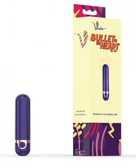 Voodoo Bullet To The Heart 10 X Wireless Purple Vibrator