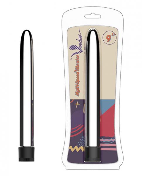 Voodoo 9" Multi Speed Vibrator Silver
