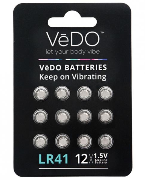 Vedo Lr41 Batteries 1.5 Volt 12 Pack
