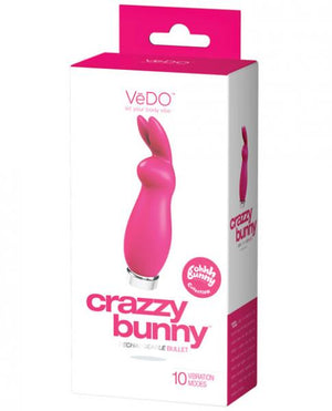 Crazzy Bunny Rechargeable Mini Vibe Pretty In Pink