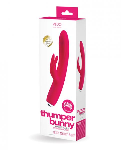 Vedo Thumper Bunny Rechargeable Dual Vibe Pretty In Pink