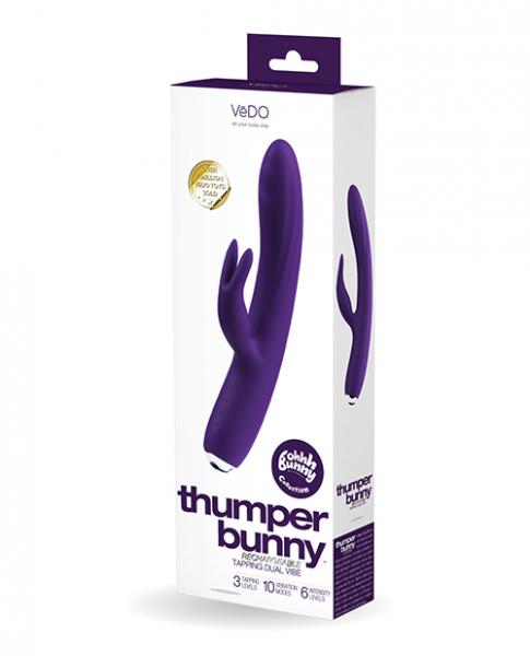 Vedo Thumper Bunny Rechargeable Dual Vibe Deep Purple