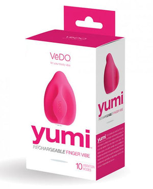 Vedo Yumi Rechargeable Finger Vibe Foxy Pink