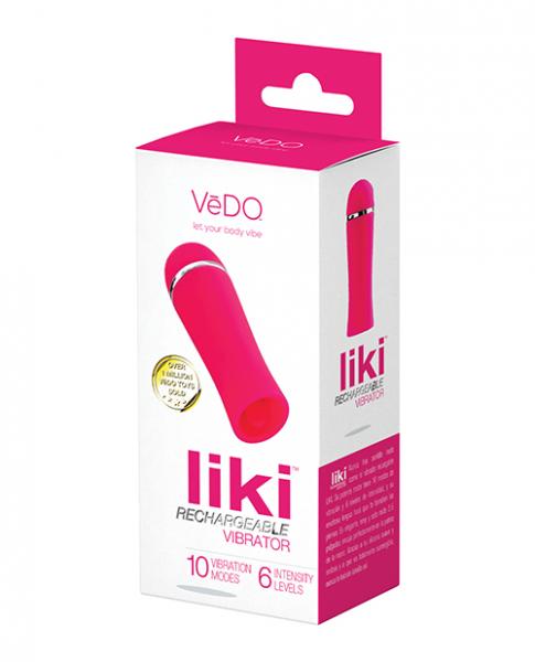 Vedo Liki Rechargeable Flicker Vibe Foxy Pink