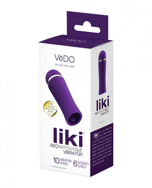 Vedo Liki Rechargeable Flicker Vibe Deep Purple