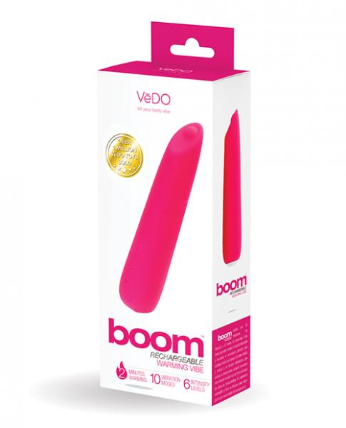 Vedo Boom Rechargeable Ultra Powerful Vibe Pink
