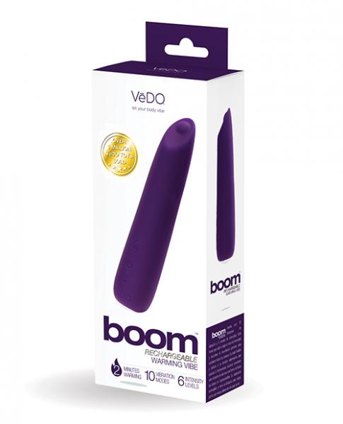 Vedo Boom Rechargeable Ultra Powerful Vibe Purple