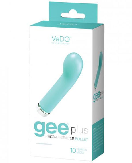Gee Plus Rechargeable Bullet Vibe Turquoise Blue