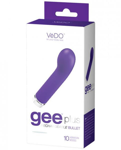 Gee Plus Rechargeable Bullet Vibe Indigo Purple