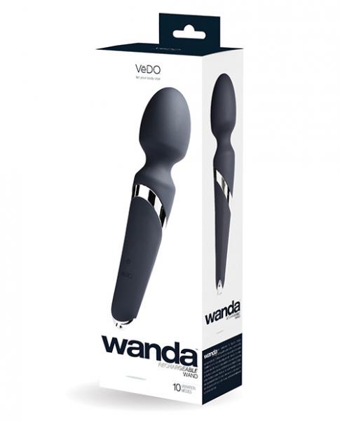 Vedo Wanda Rechargeable Wand Massager Just Black
