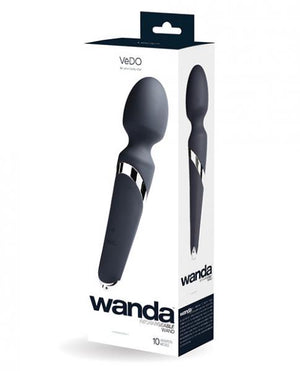 Vedo Wanda Rechargeable Wand Massager Just Black