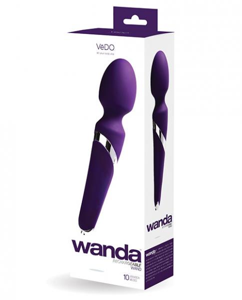 Vedo Wanda Rechargeable Wand Massager Deep Purple