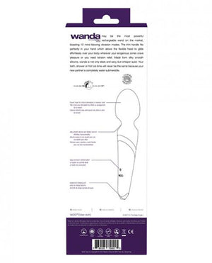 Vedo Wanda Rechargeable Wand Massager Deep Purple