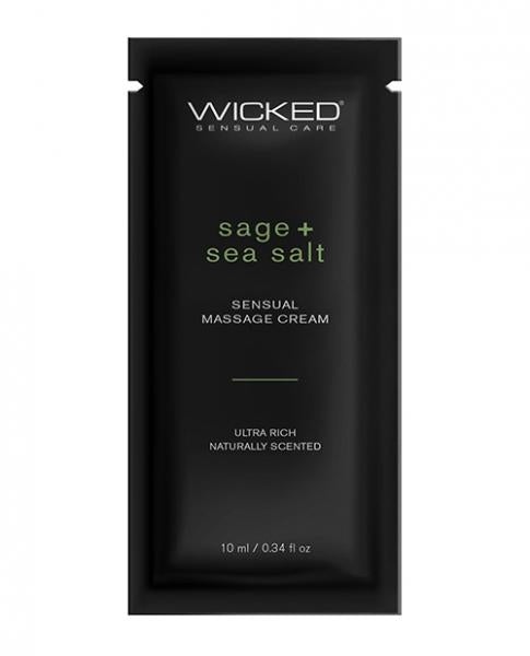 Wicked Sensual Care Sage & Sea Salt Massage Cream .34 Oz