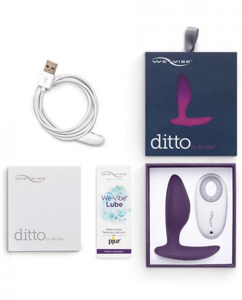 We Vibe Ditto Purple Vibrating Butt Plug