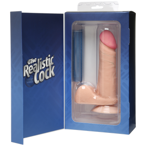 The Realistic Cock Ultraskyn 6 Inch Beige