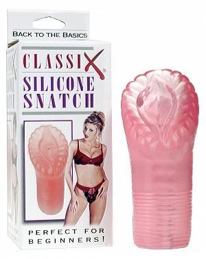 Classix Silicone Snatch Pink Masturbator