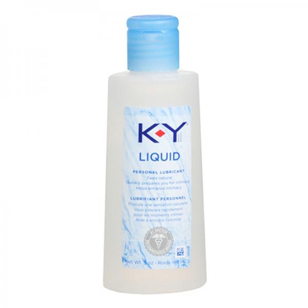 K Y Natural Feeling Liquid 5oz. Water Based Lubricant