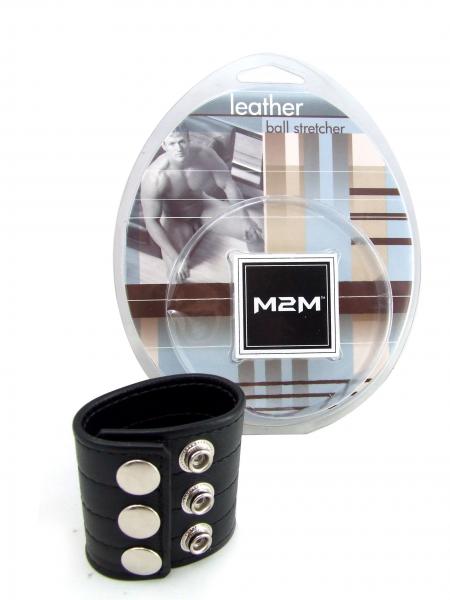 M2 M Ball Stretcher Leather 2 Inches Black