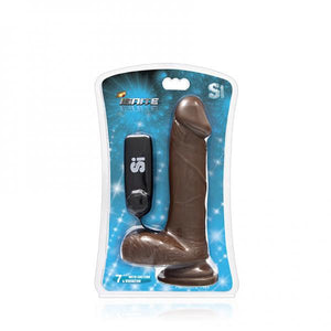 7 Inches Cock Balls, Vibrating Egg & Suction Cup Brown