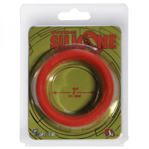 Si Wide Silicone Donut Red (2.0 In/51mm)