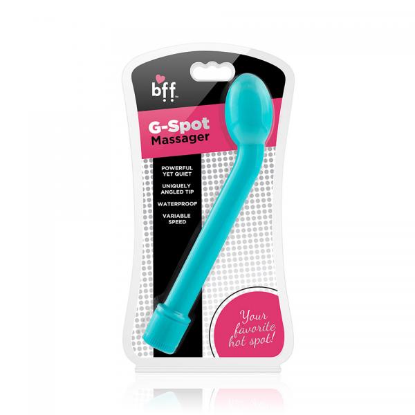 Bff G Spot Massager Curved Teal Blue