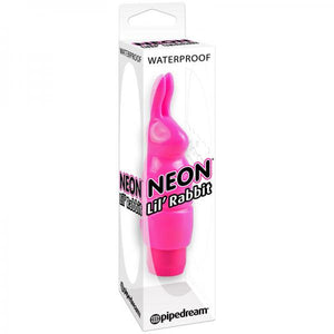 Neon Lil Rabbit Pink Bullet Vibrator