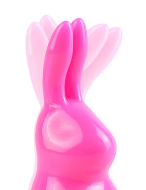 Neon Lil Rabbit Pink Bullet Vibrator