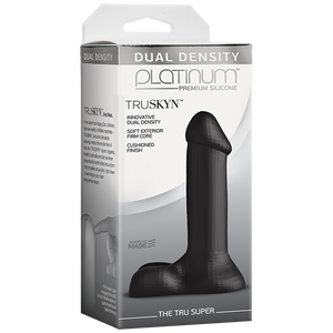 Platinum Truskyn Tru Super 7 Inches Dildo Black