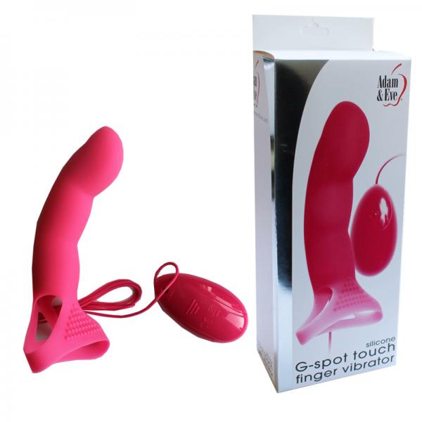 G Spot Touch Finger Vibrator Pink