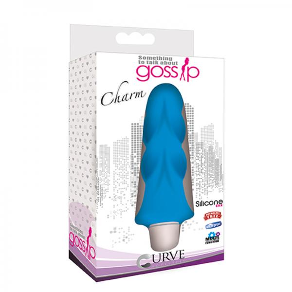 Gossip Charm 3 Speed 4 Function Silicone Vibe Blue