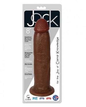 Jock Dong 8 Inches Brown Dildo
