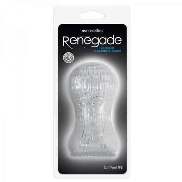 Renegade Grooved Pleasure Stroker Clear