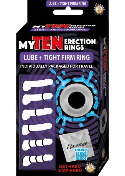 My Ten Erection Rings Clear