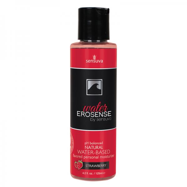 Erosense Water Strawberry Flavored Water Based Lubricant 4.2 Fl. Oz Bottle